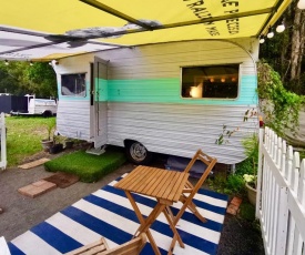 1960's Olympia Caravan stay in Byron Bay