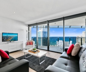 3 Bedroom Ocean View Apartment - Centre of Surfers Paradise - Sleeps 9 - Circle on Cavill AMAZING!!