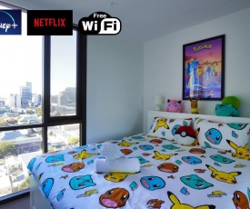 Pokémon Theme Luxury 2BR Apartment with King Beds & Stunning Views