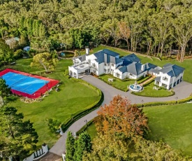 European Inspired Palatial Chateau With Champion Sized Tennis Court, Indoor Pool & More