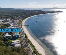 2 'Shoal Towers', 11 Shoal Bay Rd - across the road to beautiful Shoal Bay Beach